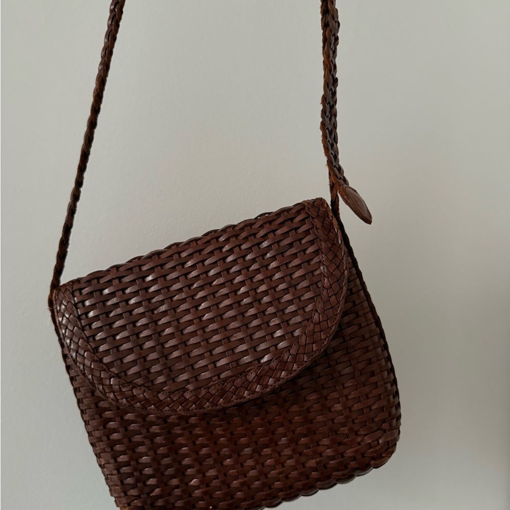 Loeffler Randall Woven Crossbody Bag